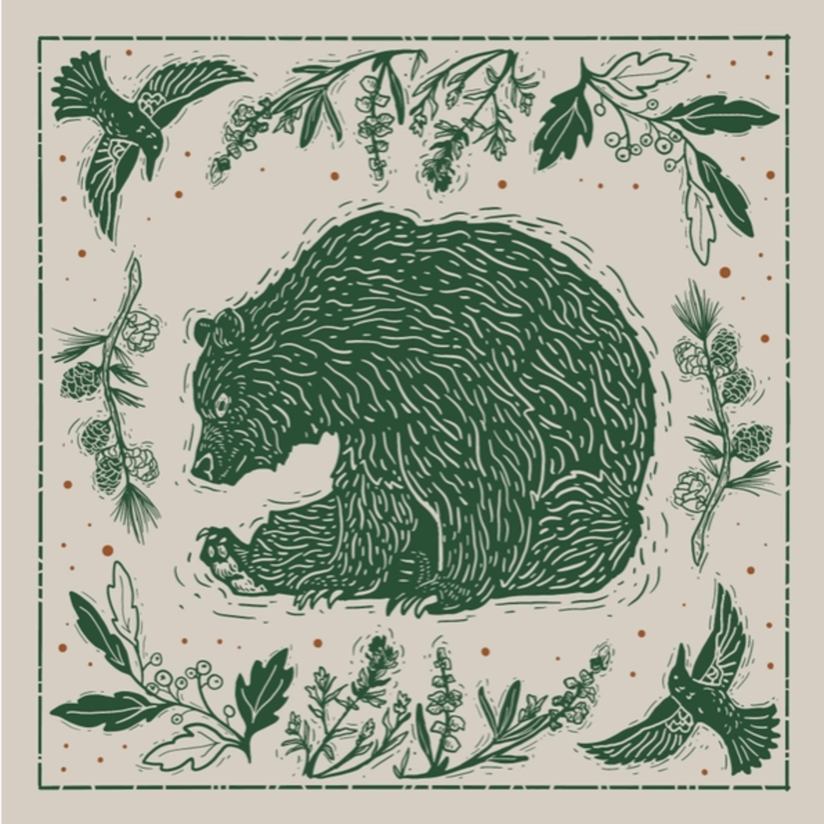 Bandanas Grumpy Grizzly Bandana