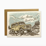 Greeting Cards - Thank You Can Count On You Bronco Truck