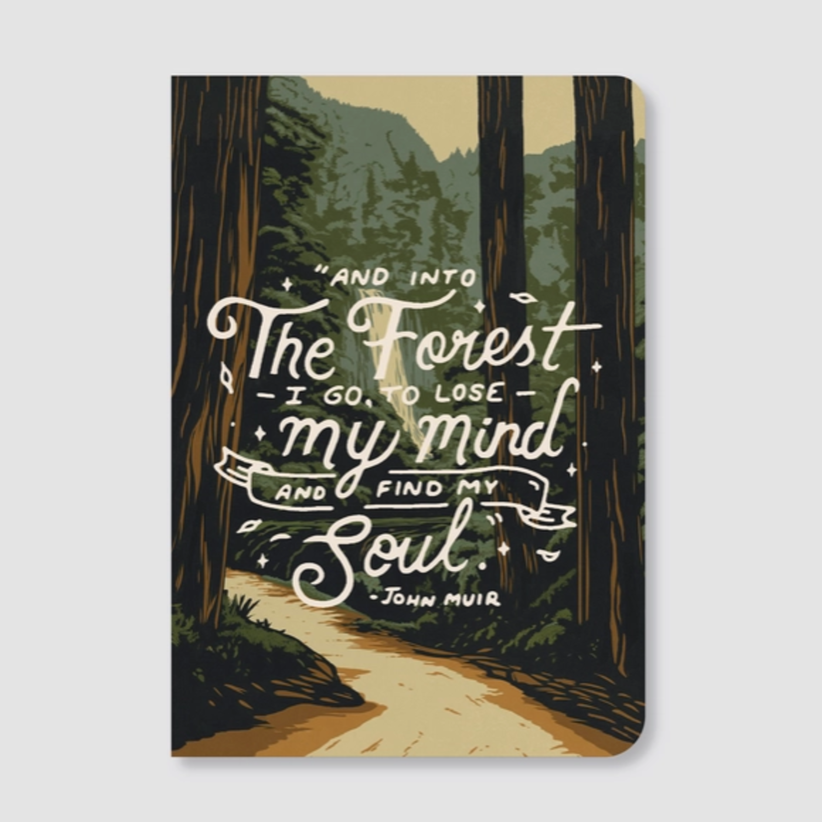 Journals Muir Into The Forest Notebook
