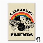 Magnets Cats Are My Friends Magnet