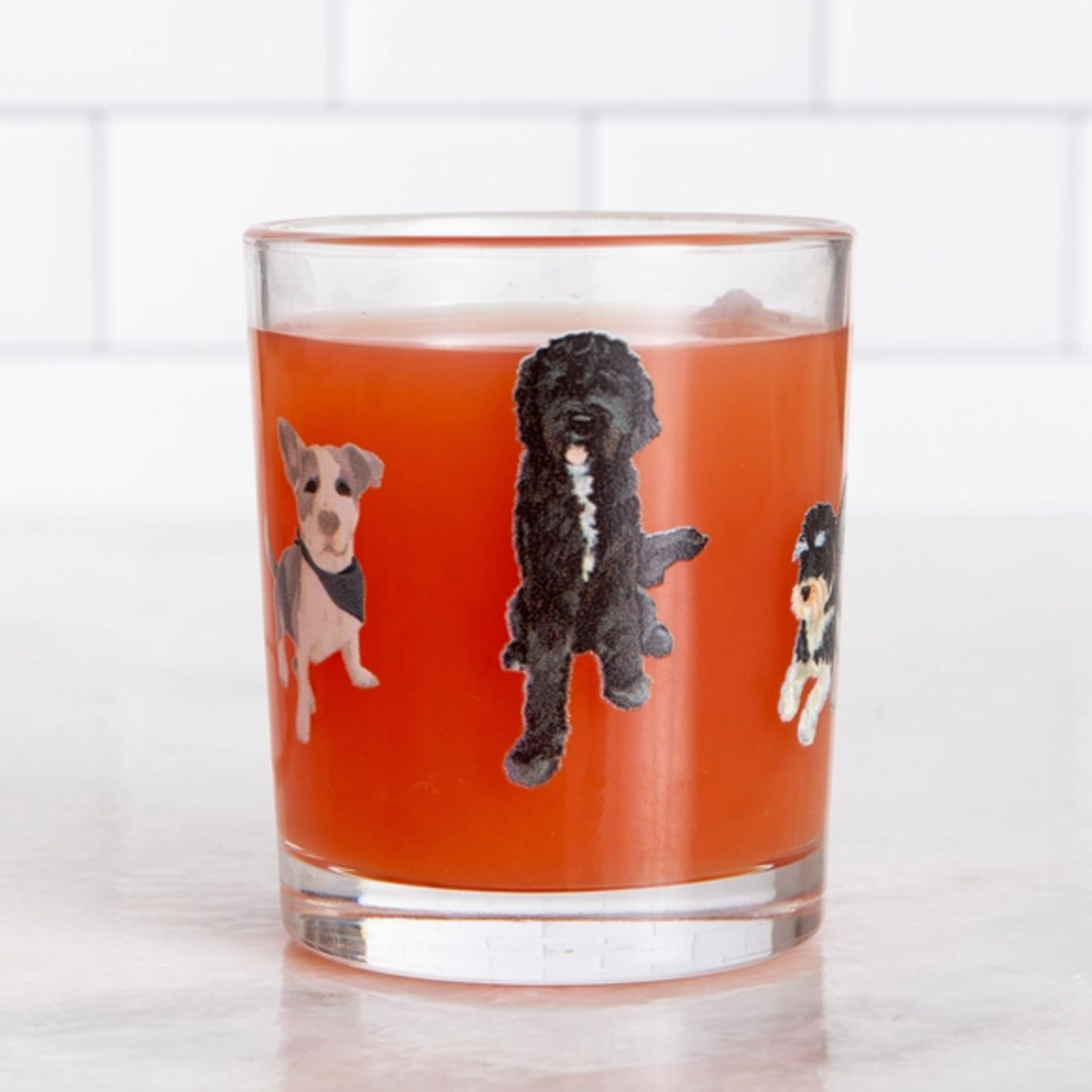Glassware Furry Friends Short Glasses Set of 4 FINAL SALE