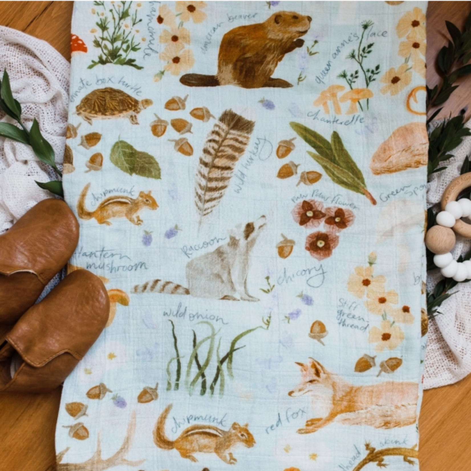 Swaddle Blankets Flora & Fauna Swaddle