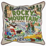 Pillows - Embroidered ROCKY MOUNTAIN Pillow