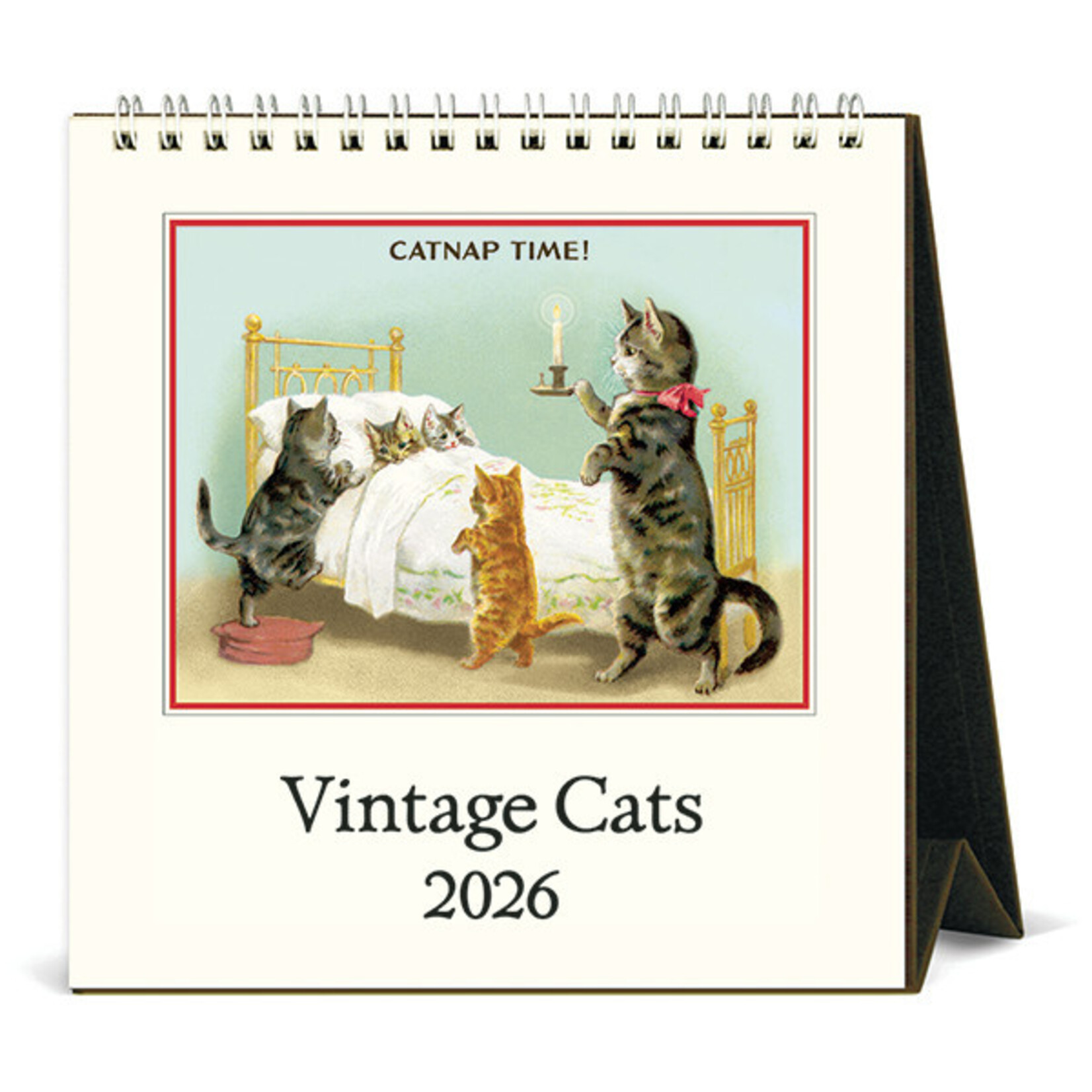 Calendars 2026 Vintage Cats Desk Calendar