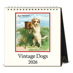 Calendars 2026 Vintage Dogs Desk Calendar