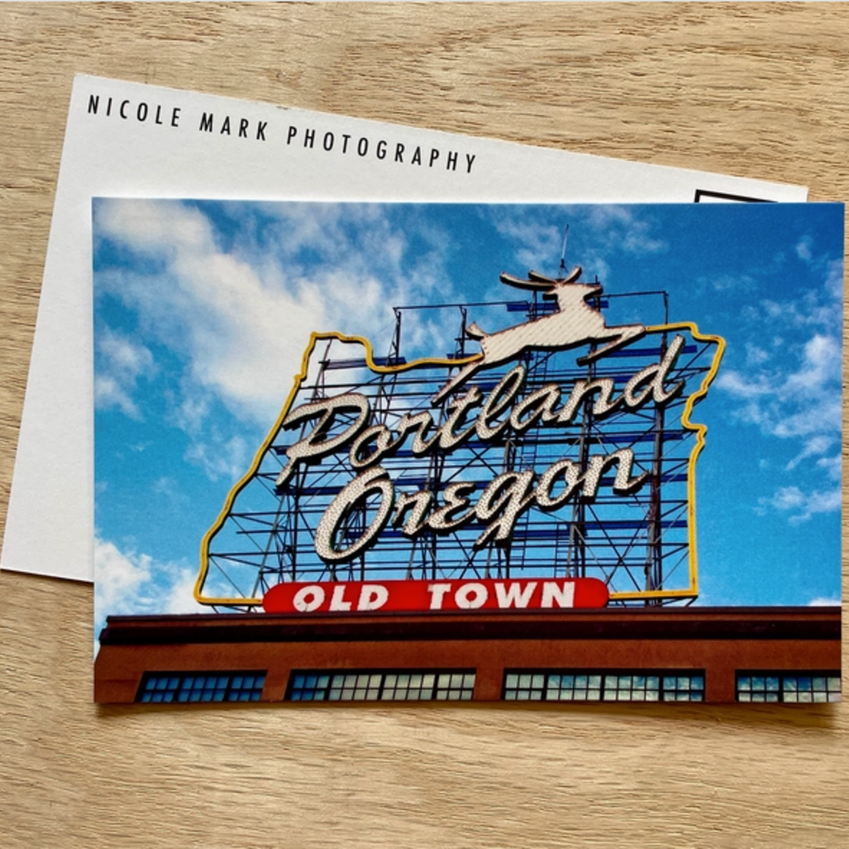 Postcards Portland Stag Sign Photo Postcard
