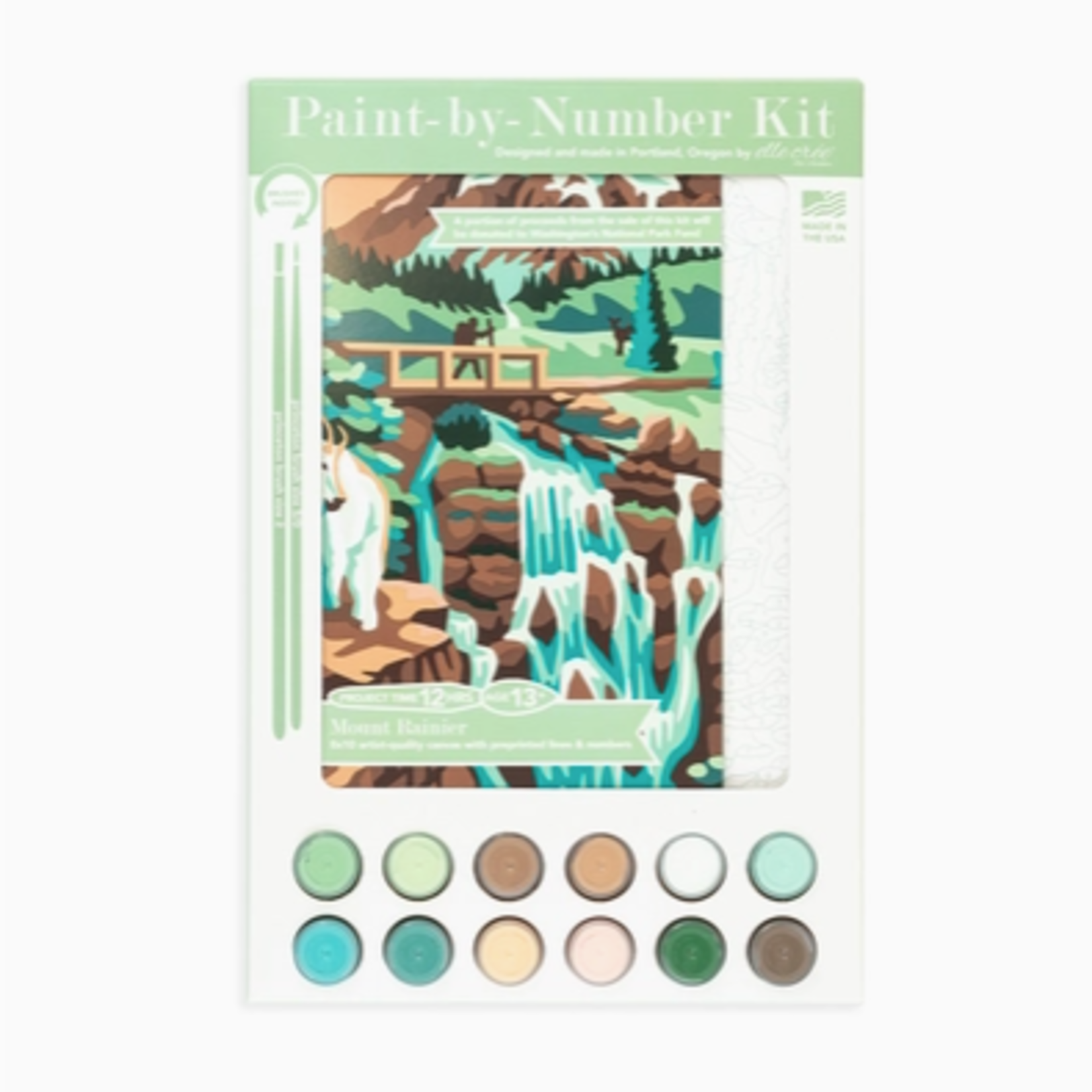 DIY Kits Mount Rainier Paint-By-Number Kit