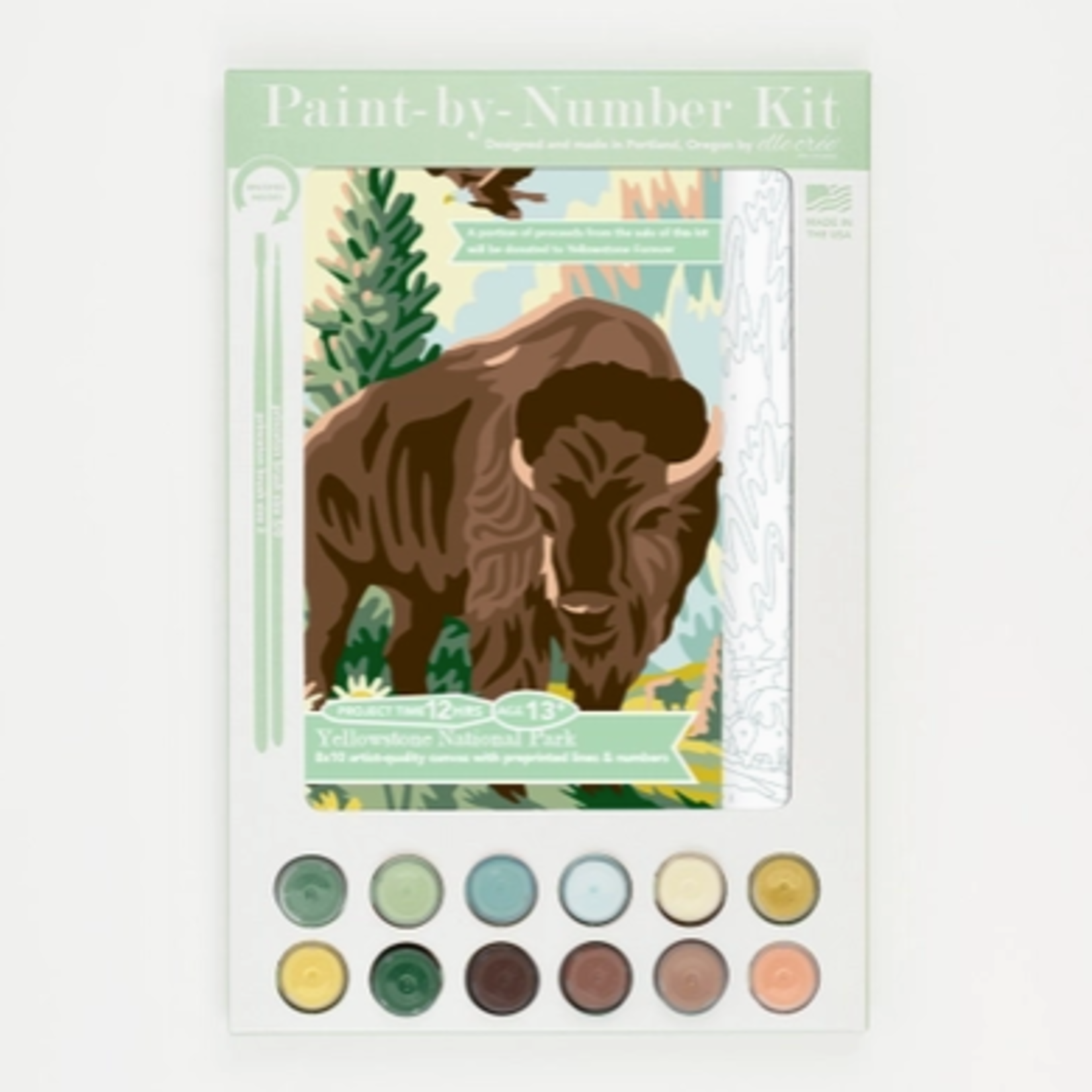 DIY Kits Yellowstone Paint-By-Number Kit