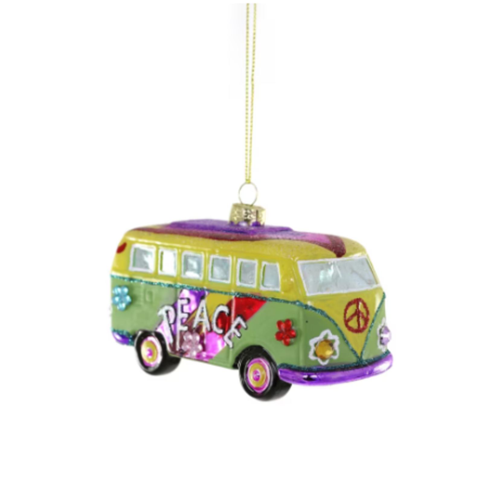 Ornaments Hippie Peace VW Bus