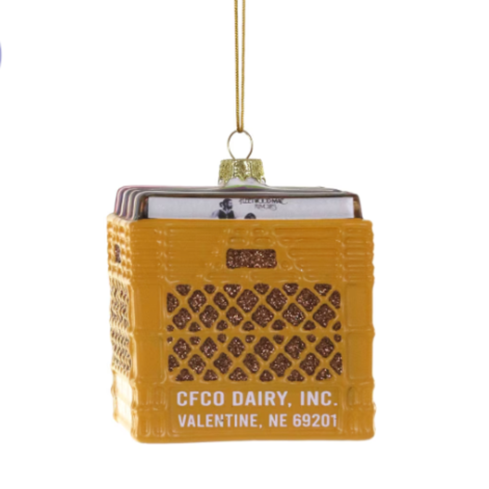 Ornaments Crate Of Records Ornament