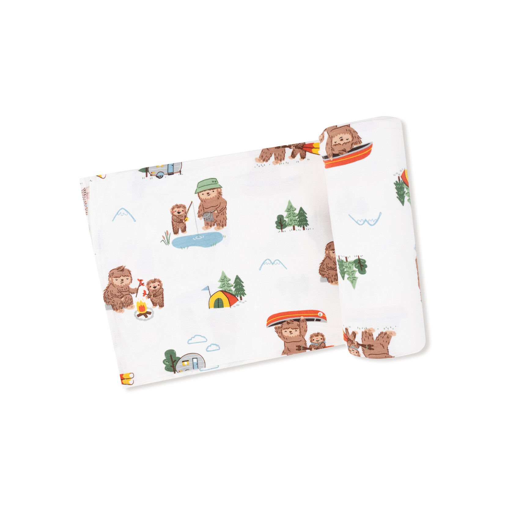 Swaddle Blankets Bigfoot Camping Swaddle