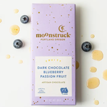Chocolate Dark Blueberry Passion Fruit Chocolate Bar