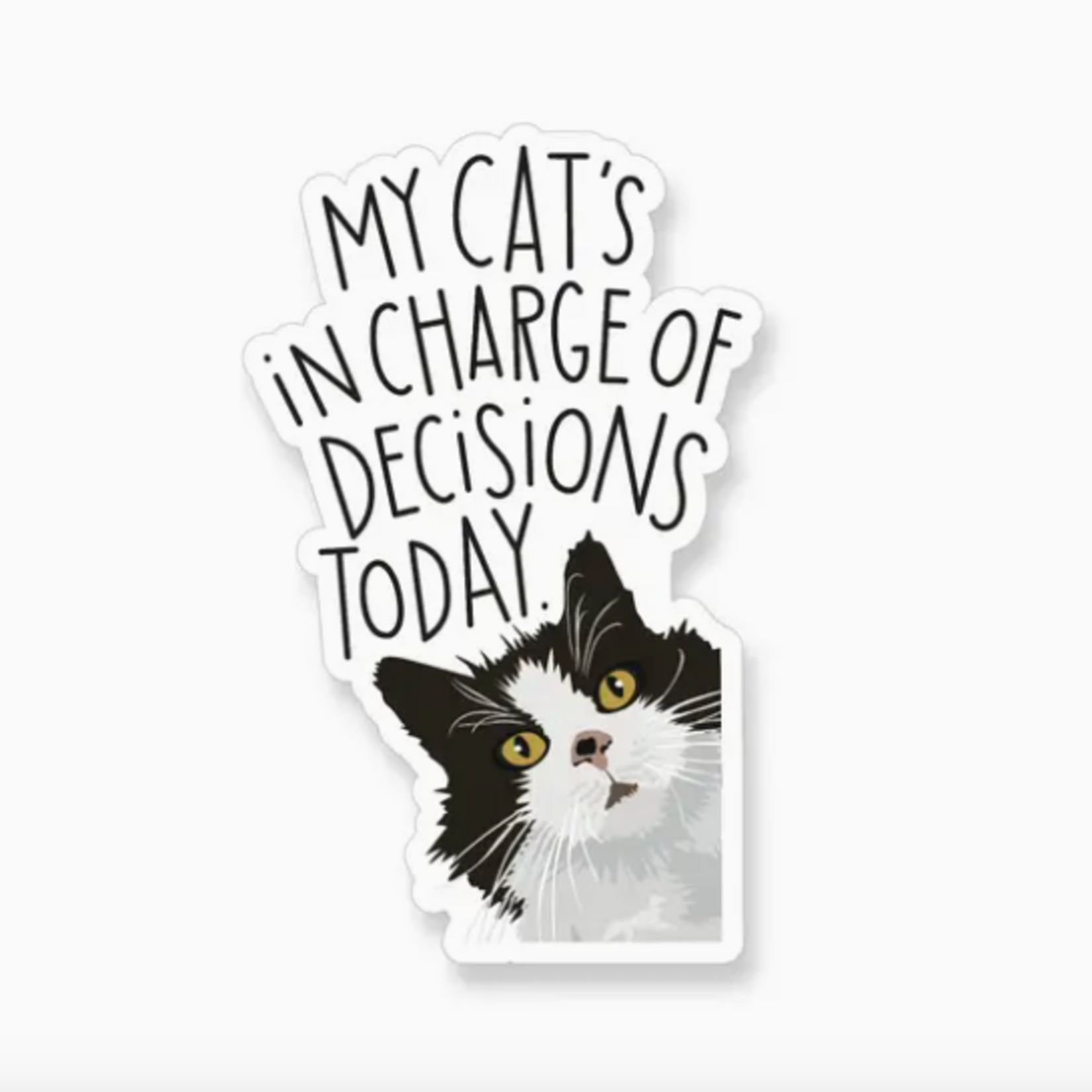 Stickers Cat In Charge Sticker