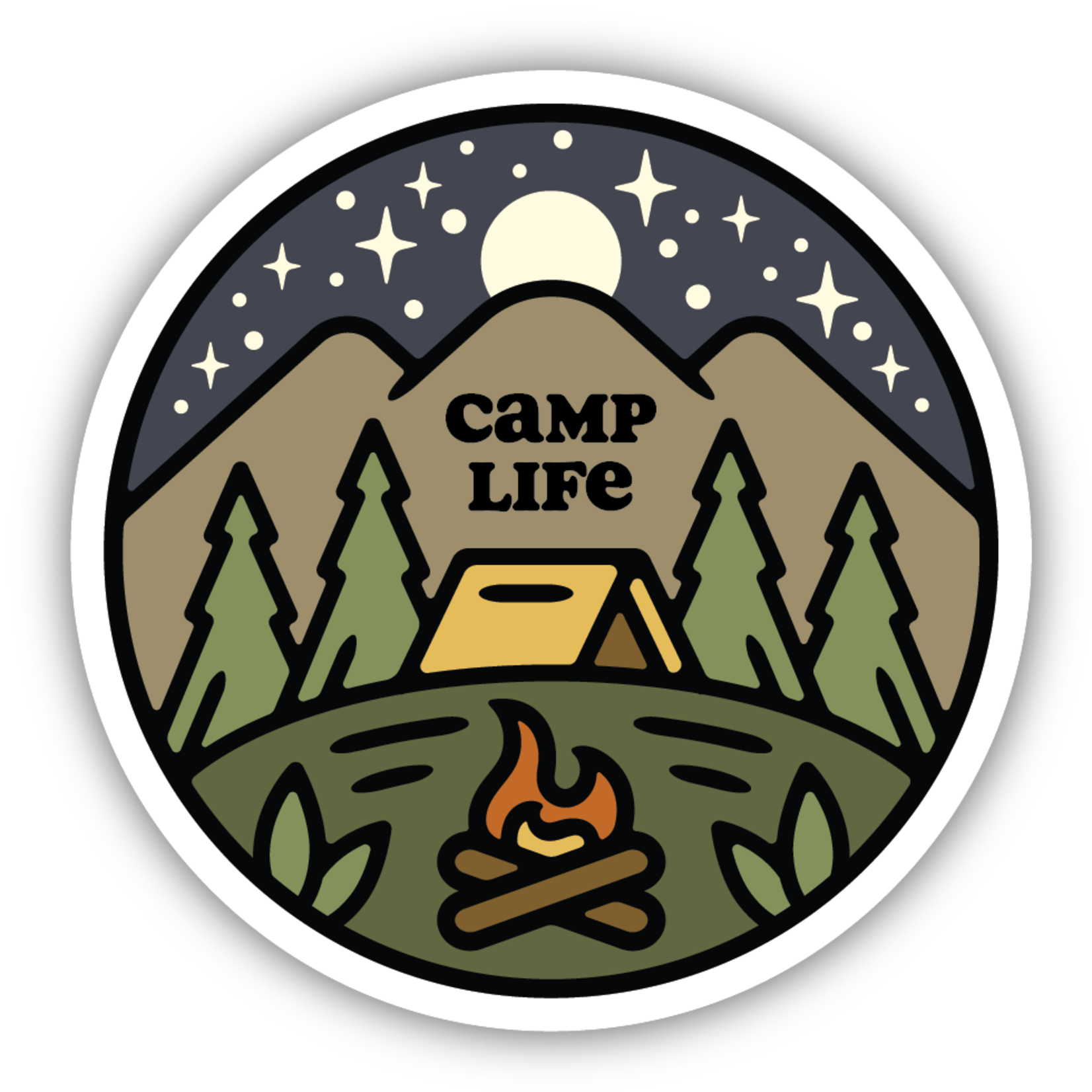 Stickers Camp Life