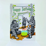 Greeting Cards - Birthday Sasquatch & Friends Birthday Song