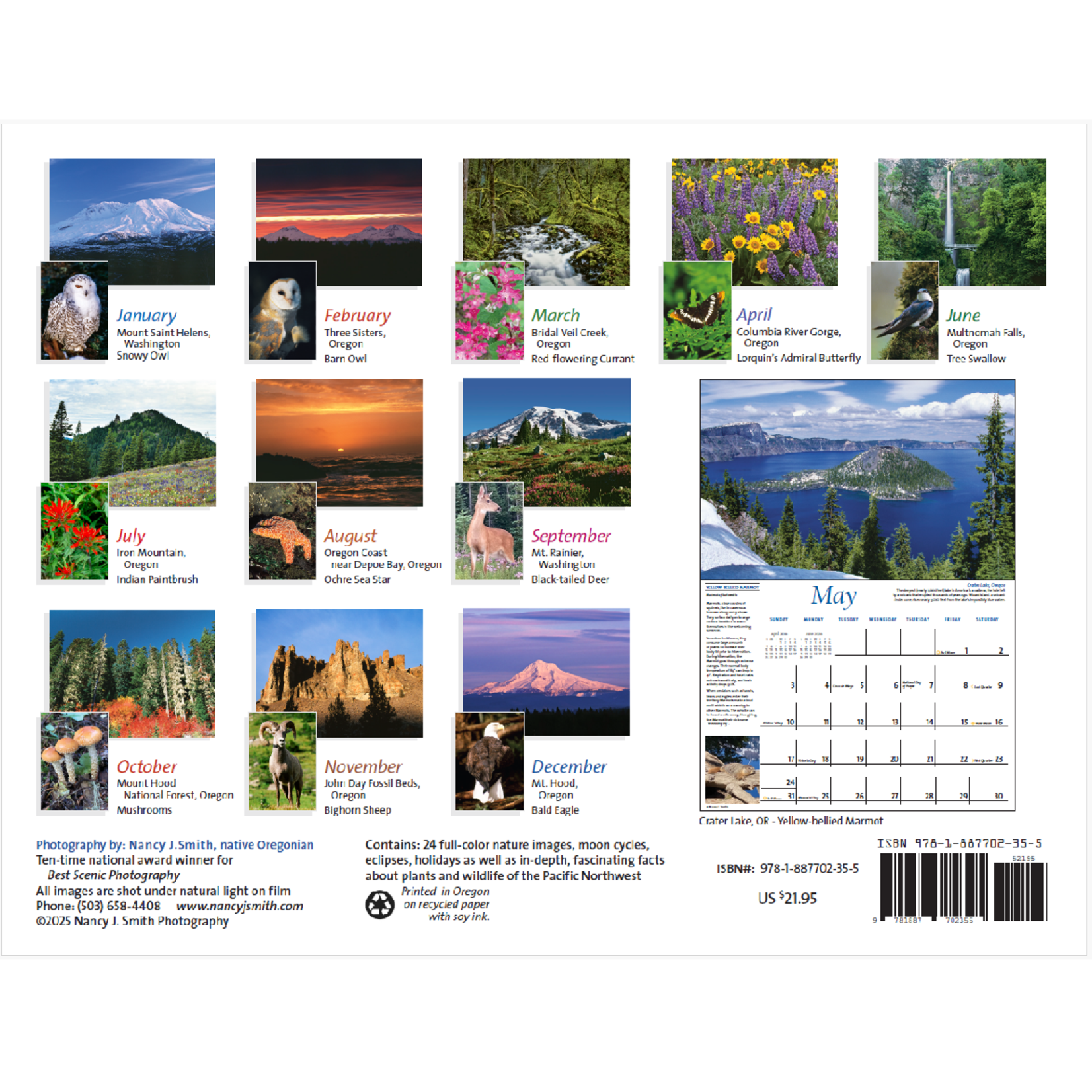 Calendars The Majestic Pacific Northwest 2026 Calendar