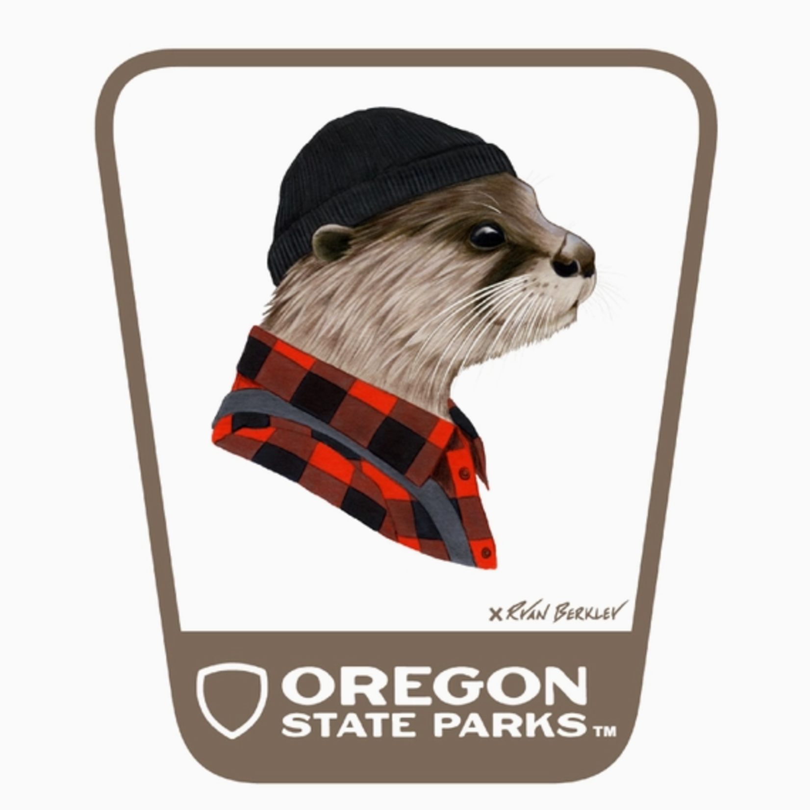 Stickers River Otter Oregon State Parks Sticker