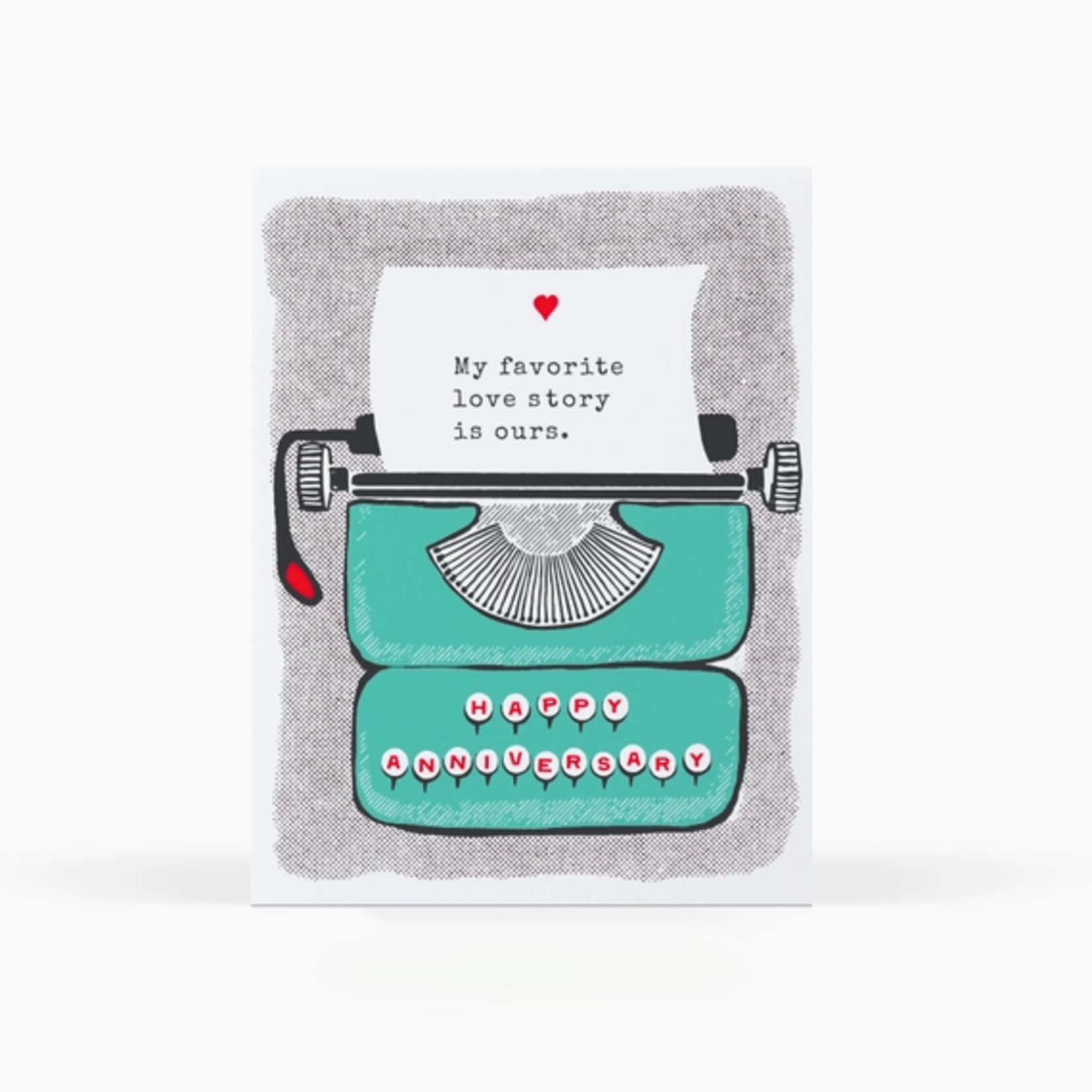 Greeting Cards - Anniversary Typewriter Anniversary