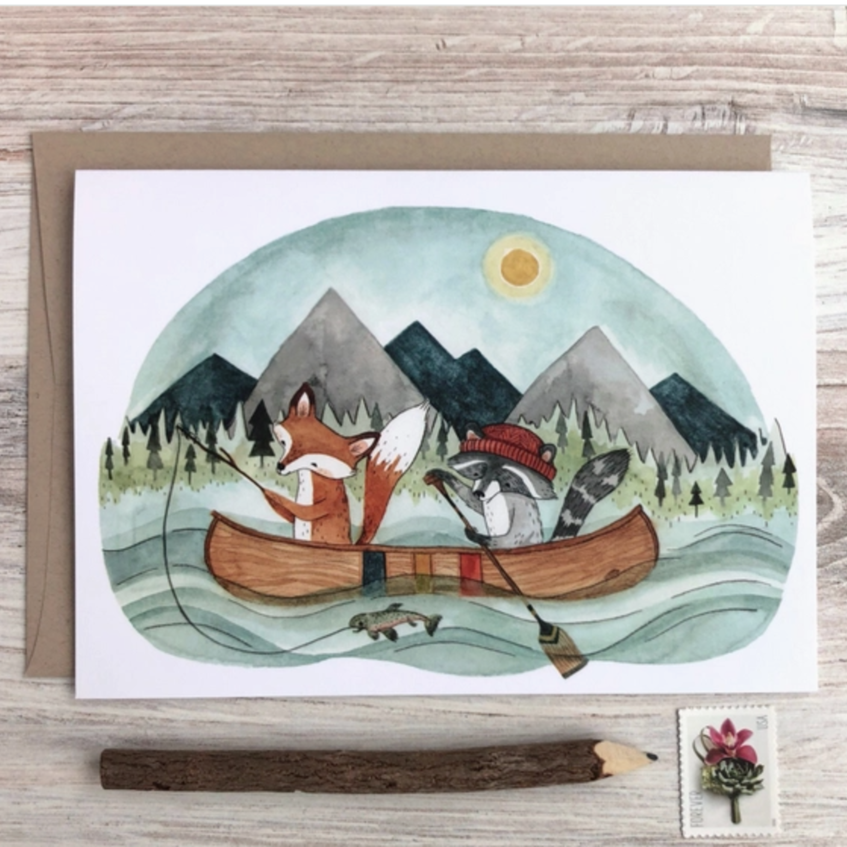 Greeting Cards - General Canoe Adventure General