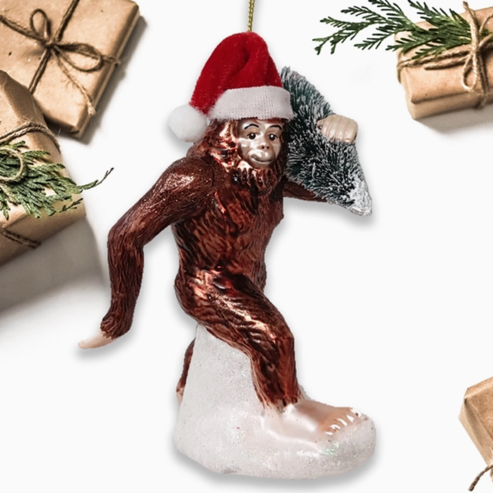 Ornaments Santa Sasquatch Ornament