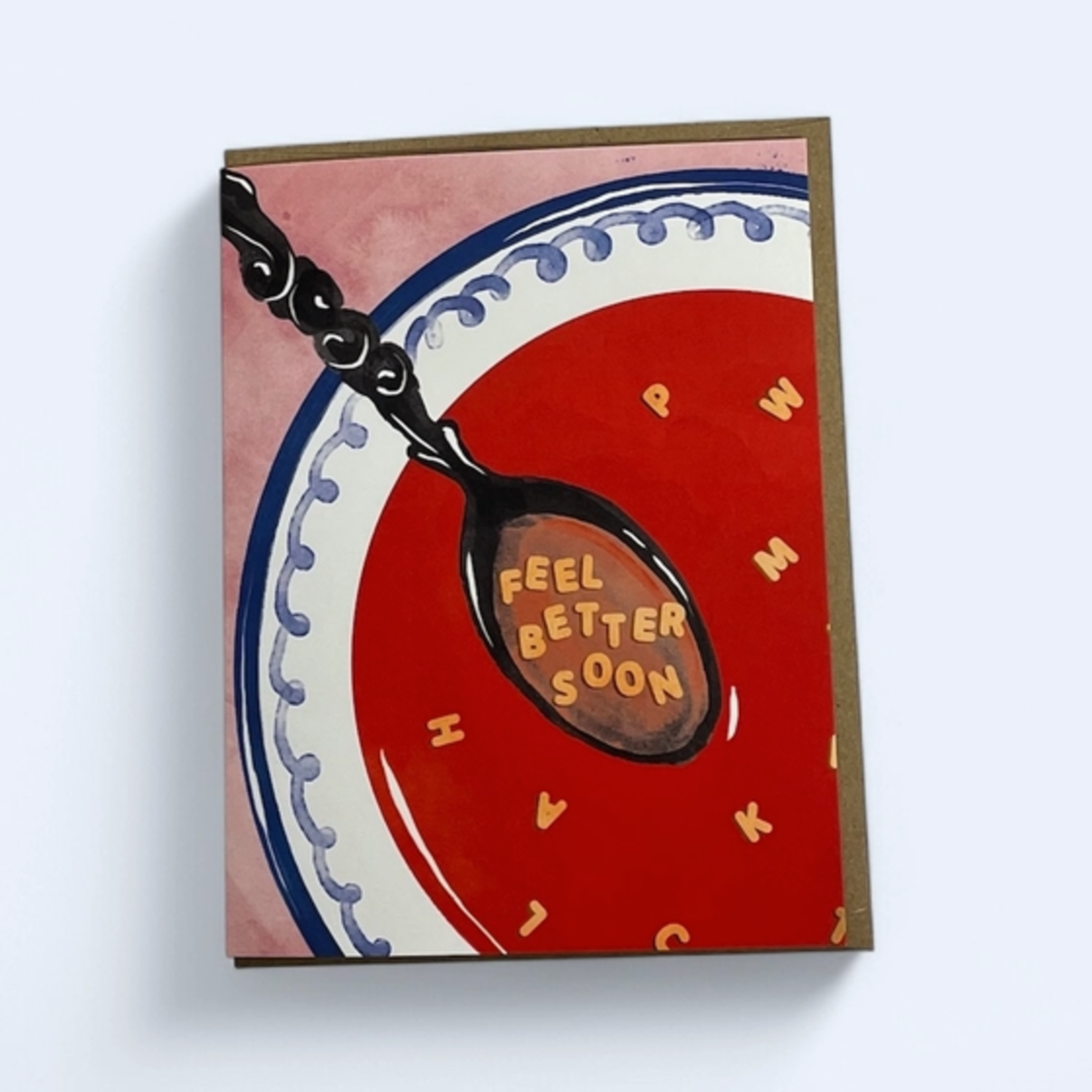 Greeting Cards - Feel Better Feel Better Alphabet Soup