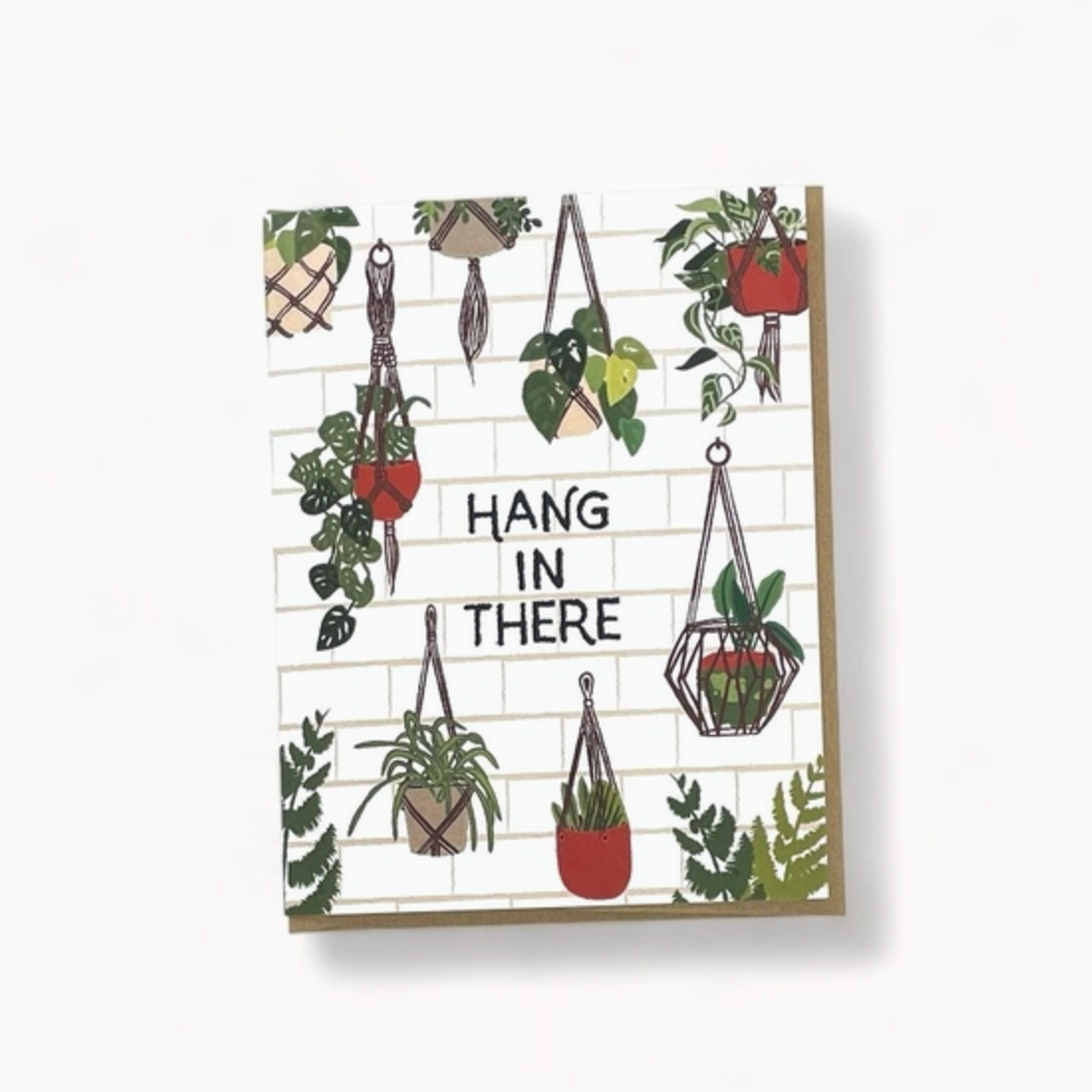 Greeting Cards - Sympathy Hang In There Plants