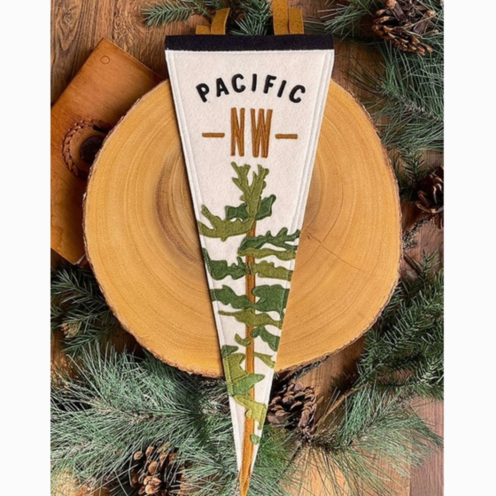 Pennants Pacific NW Vertical Tree Pennant