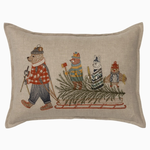 Pillows - Embroidered Christmas Tree Sled Pillow