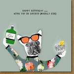 Greeting Cards - Birthday With You In Spirit Birthday