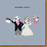 Greeting Cards - Wedding Pawsome Couple Wedding