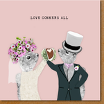 Greeting Cards - Wedding Love Conkers All Wedding