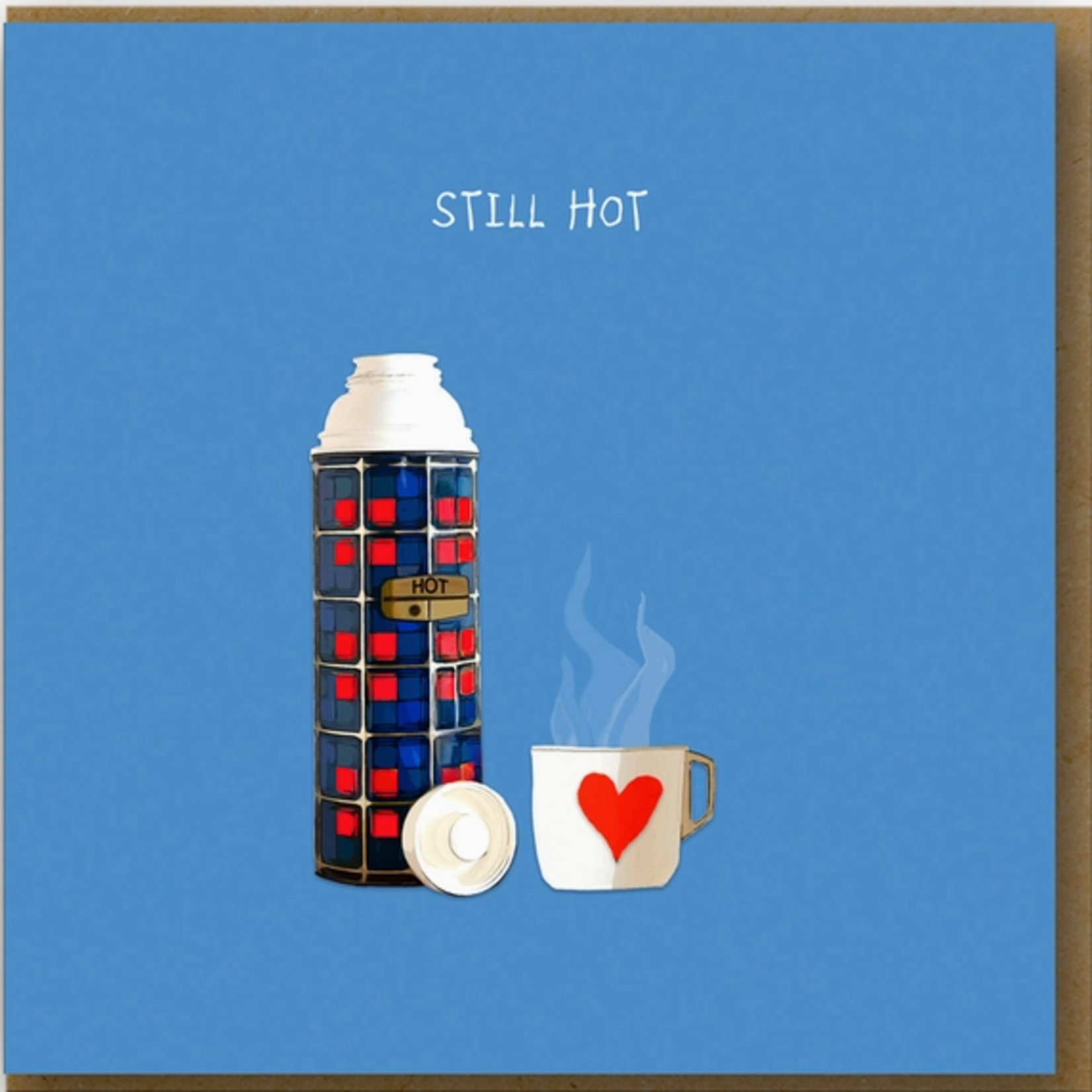 Greeting Cards - Love Thermos Still Hot Love