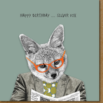 Greeting Cards - Birthday Silver Fox Birthday