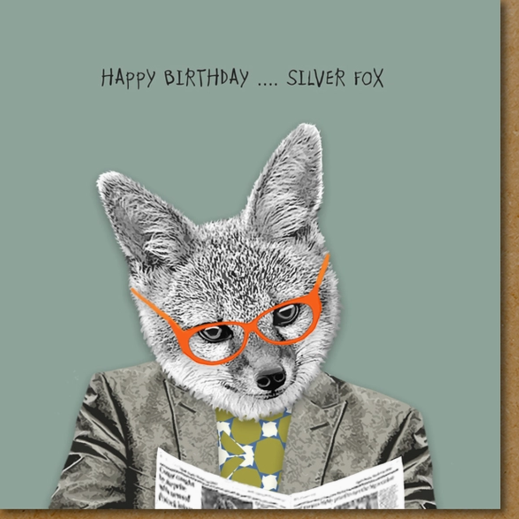 Greeting Cards - Birthday Silver Fox Birthday