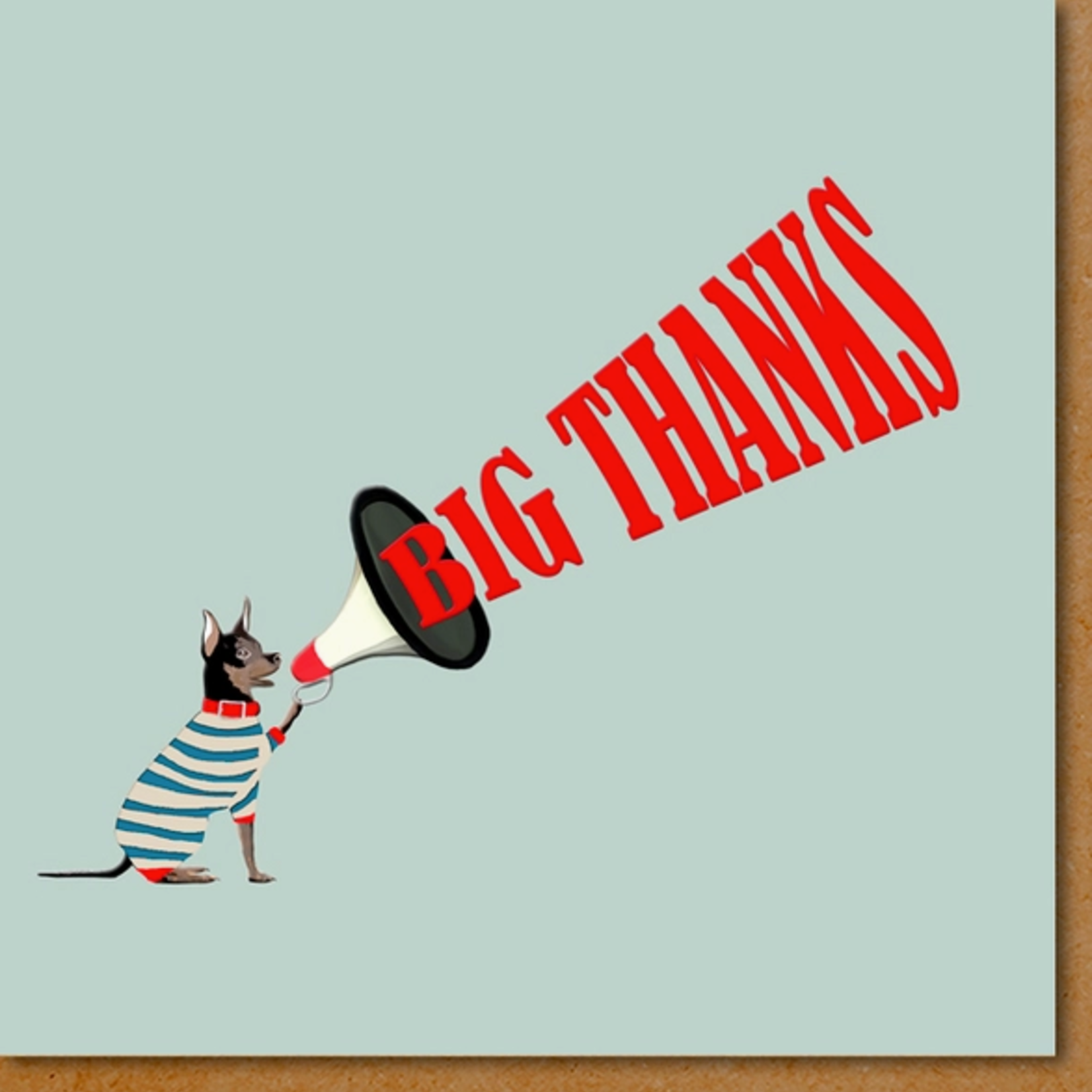 Greeting Cards - Thank You Big Thanks Megaphone