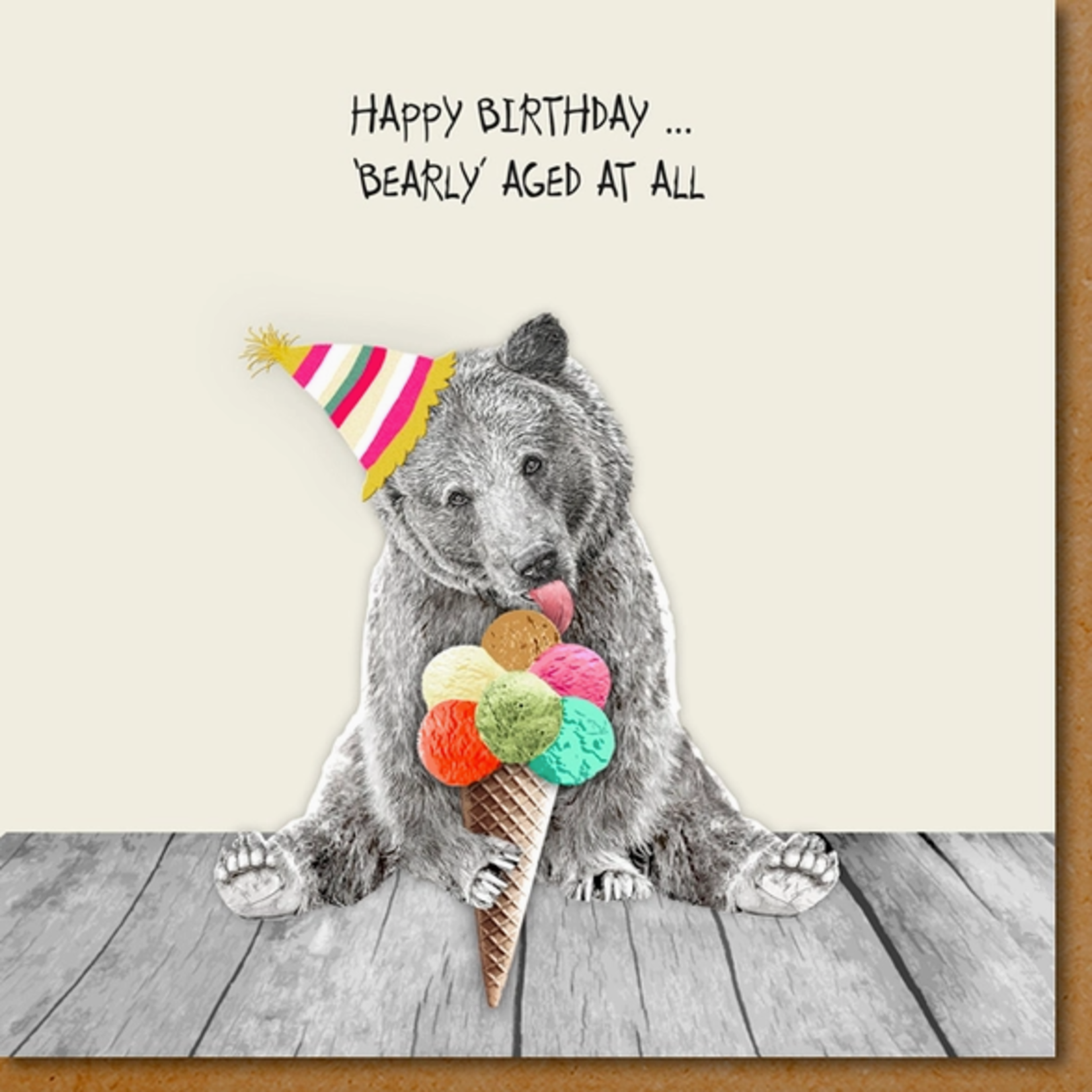 Greeting Cards - Birthday Bearly Aged Birthday