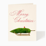 Greeting Cards - Christmas Nordic Sled Holiday