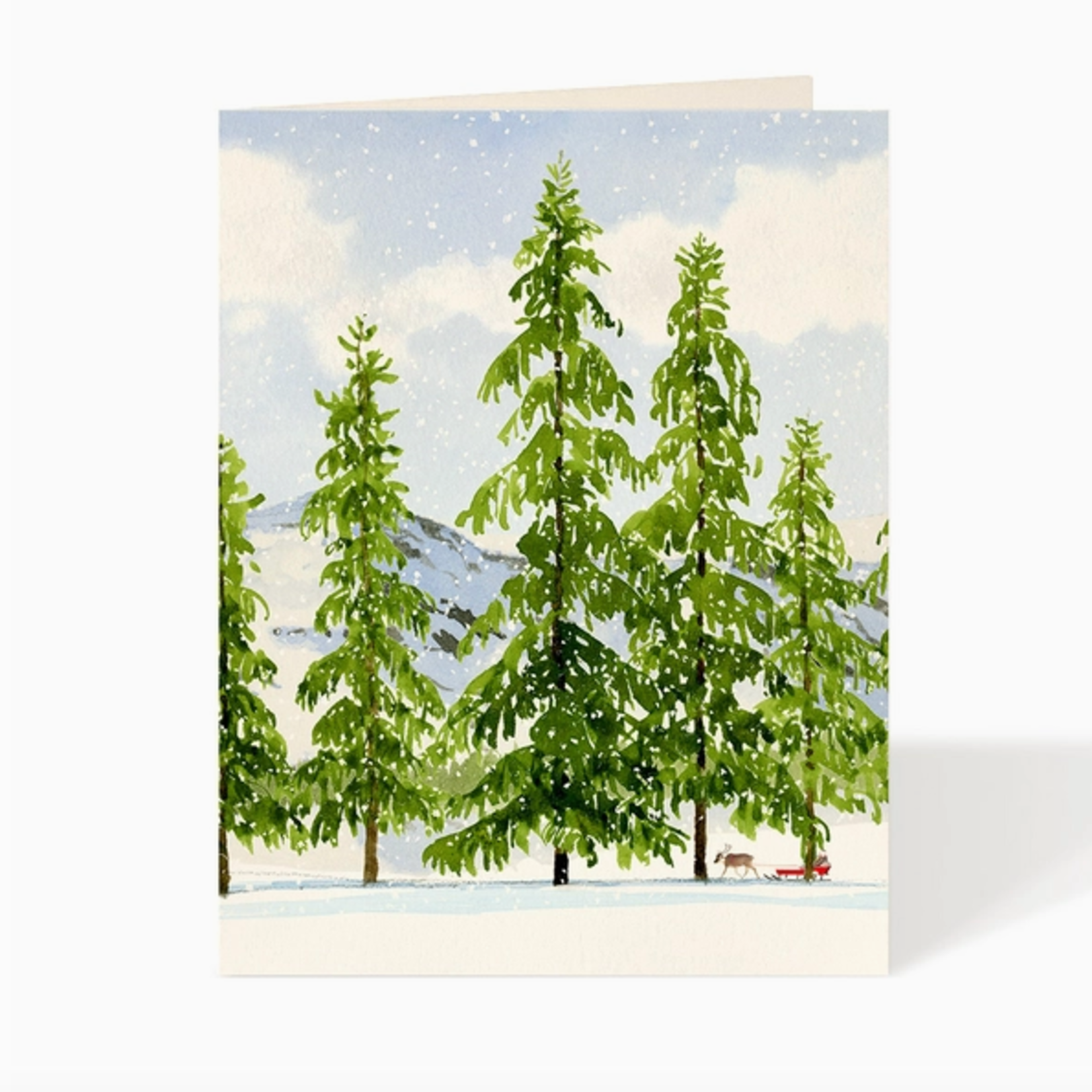 Greeting Cards - Christmas Snow Bright Holiday