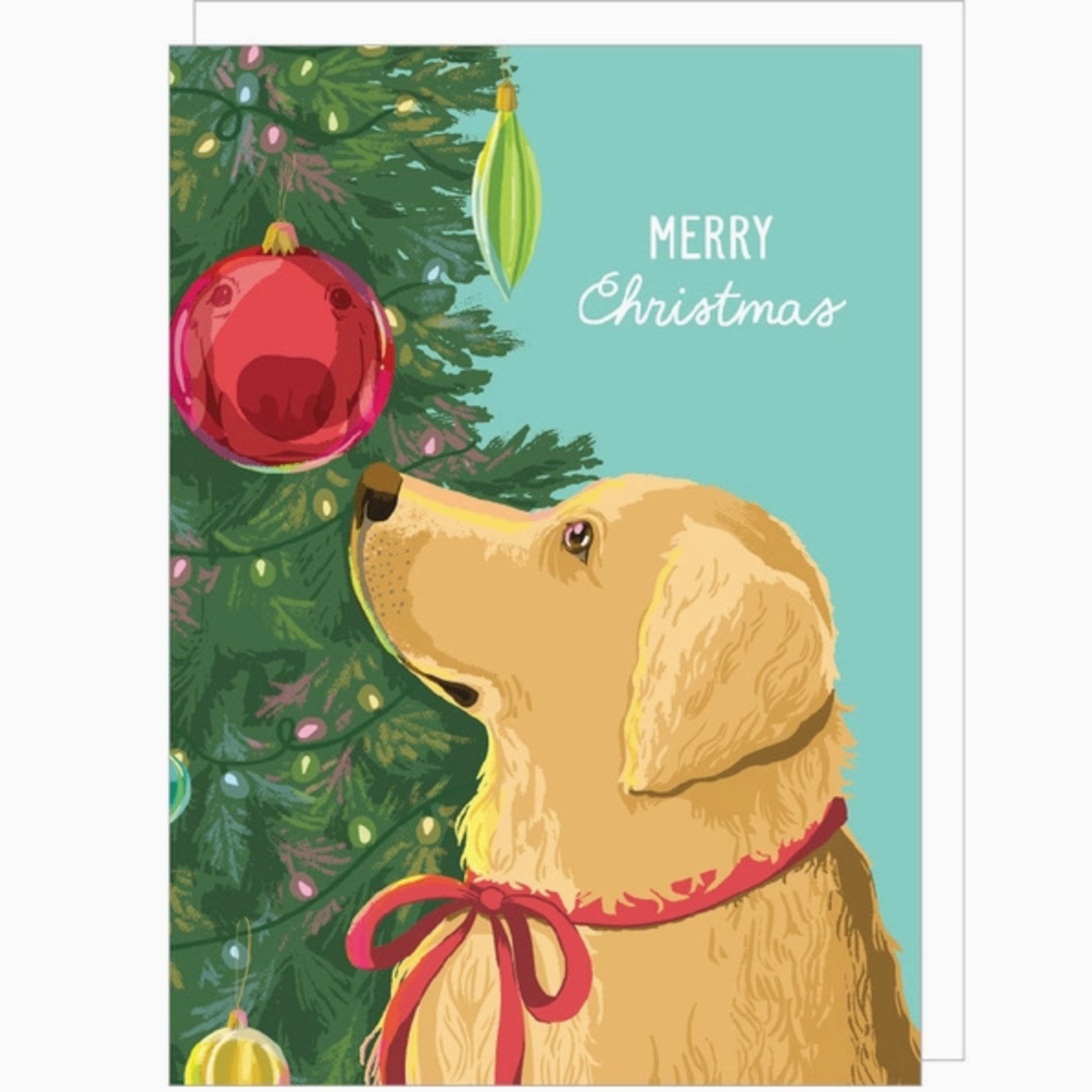 Greeting Cards - Christmas Dog & Ornament Holiday