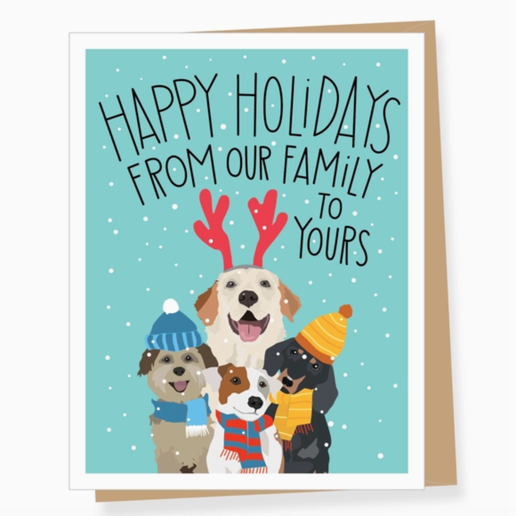 Greeting Cards - Christmas From Our Family To Yours Holiday