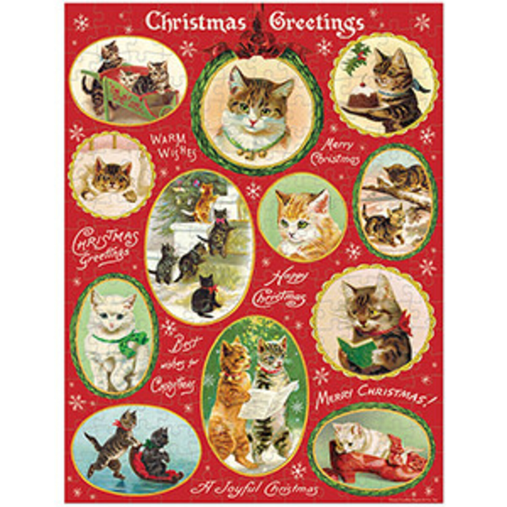 Puzzles Christmas Cats Mini Puzzle