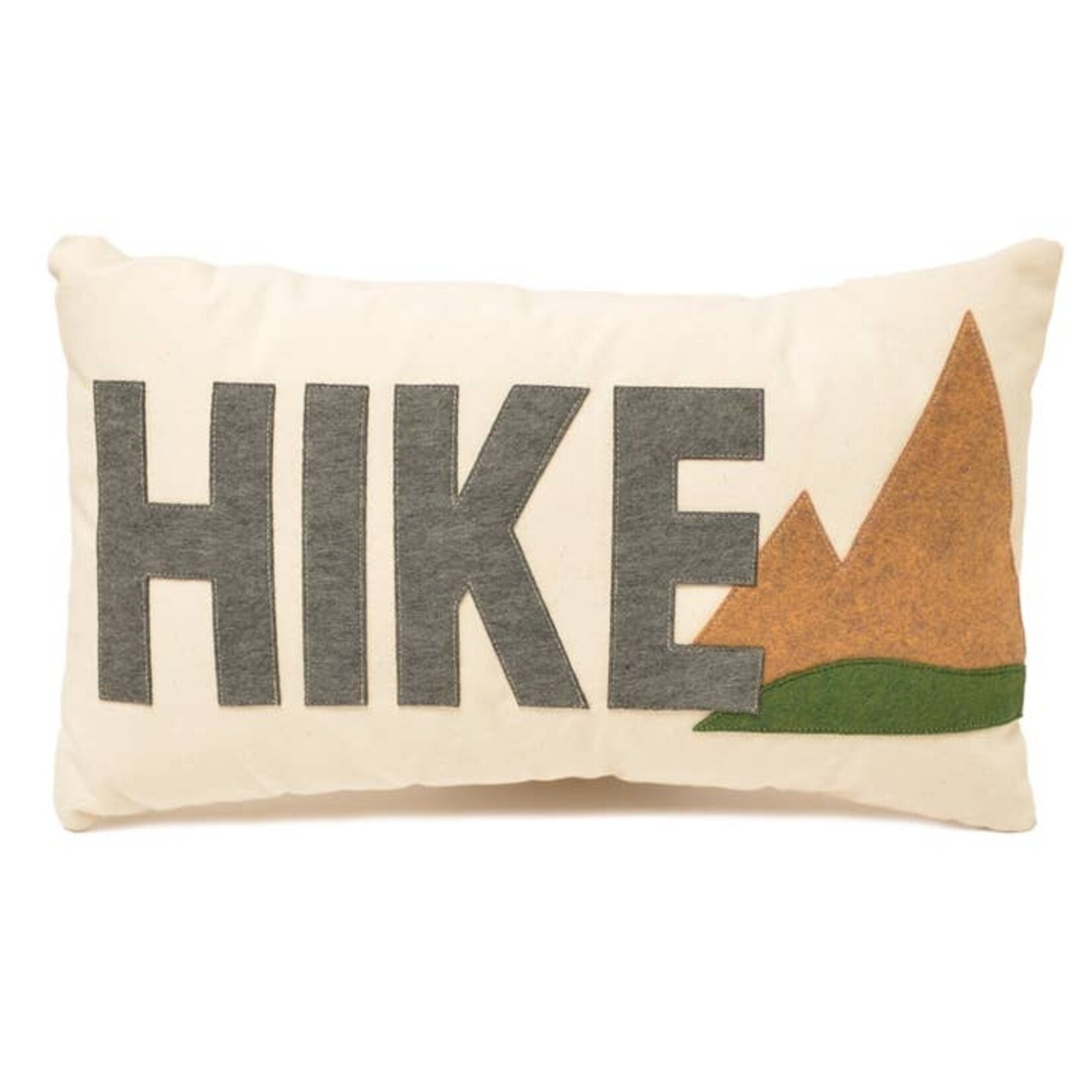 Pillows HIKE With Mountains Applique Pillow