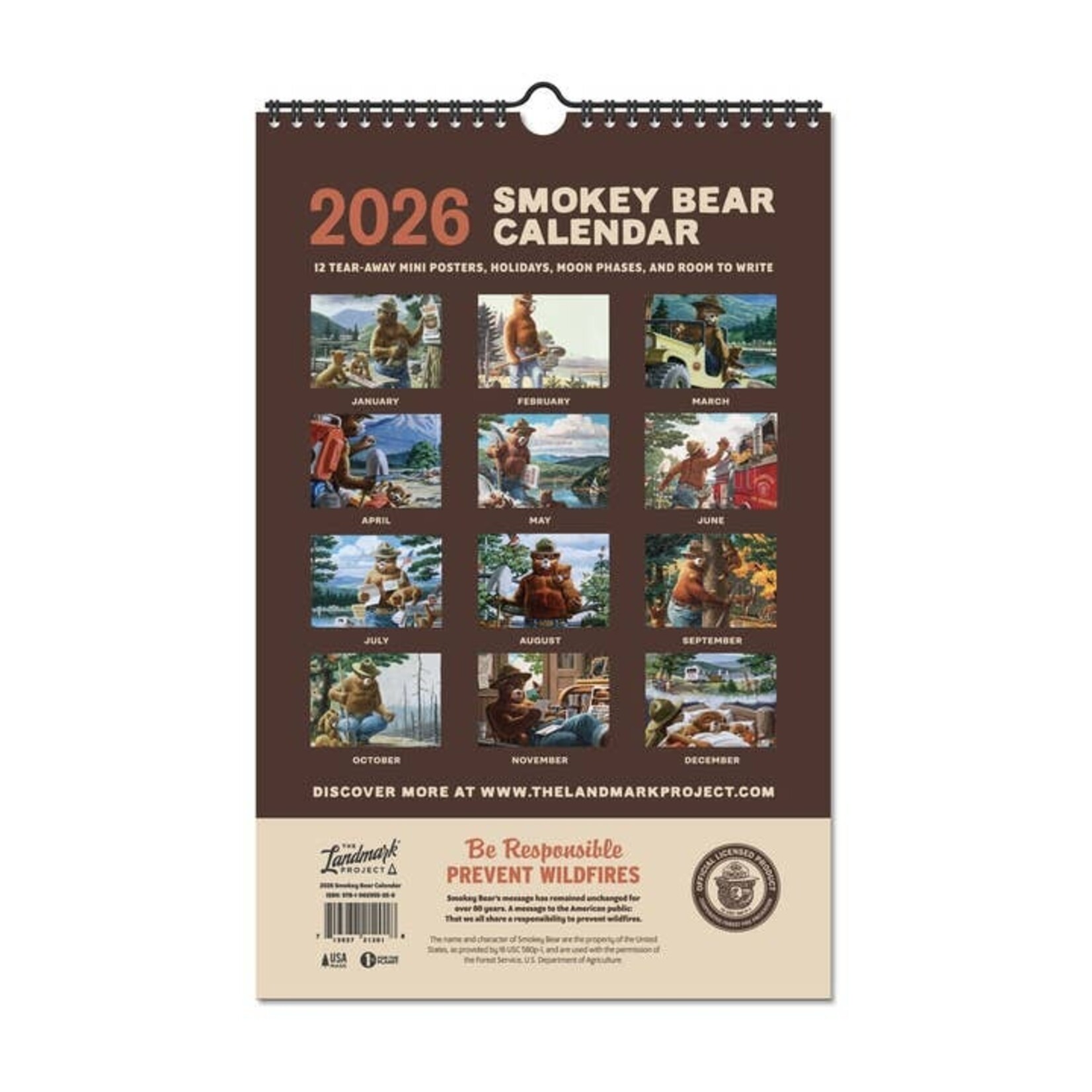 Calendars 2026 Smokey Bear Calendar