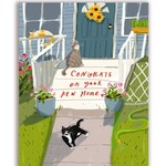 Greeting Cards - New Home Cats New Home Congrats