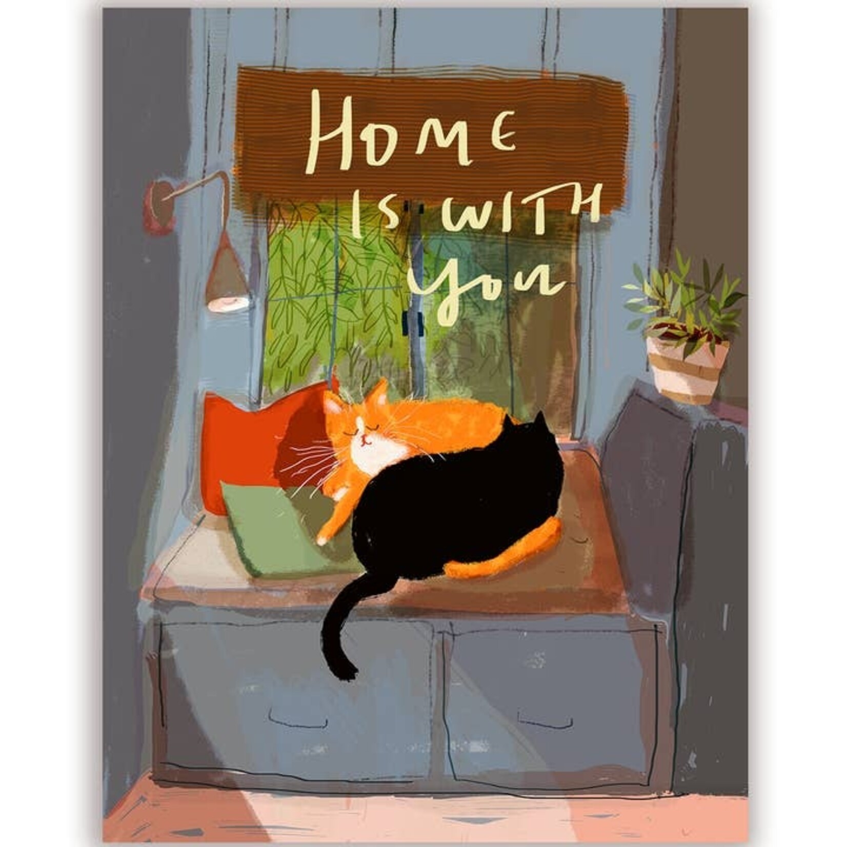Greeting Cards - Love Home Is With You Cats
