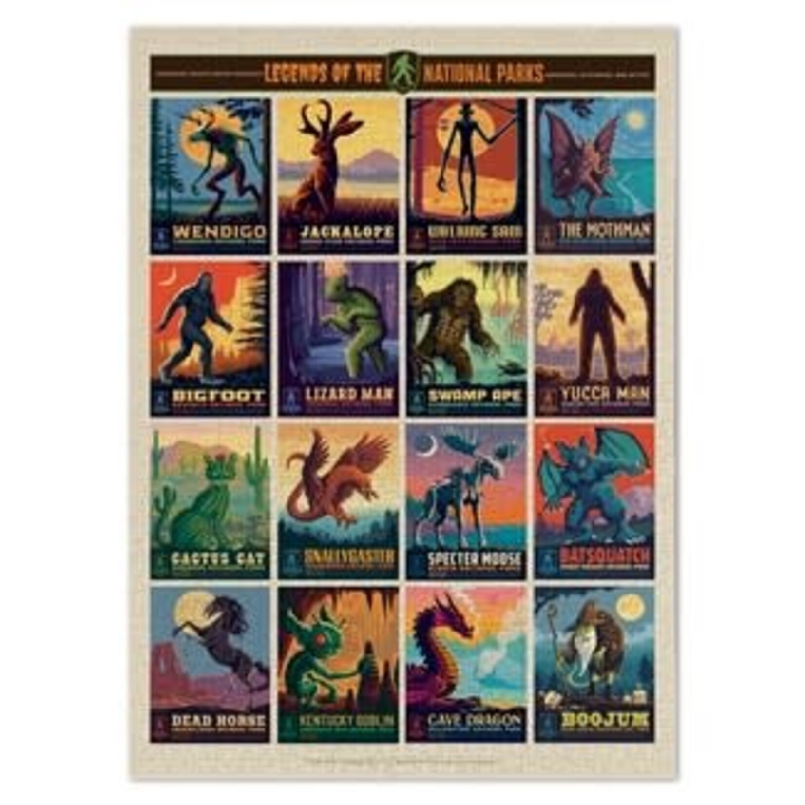 Puzzles Legends Of The National Parks Puzzle