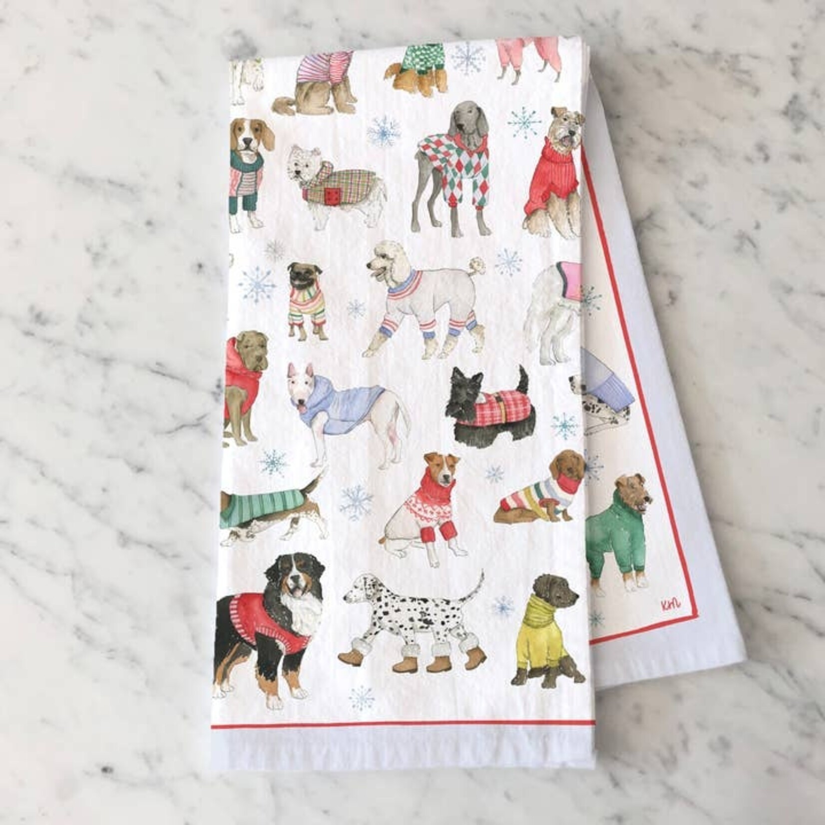 Tea Towels Sweater Dogs Kitchen Towel