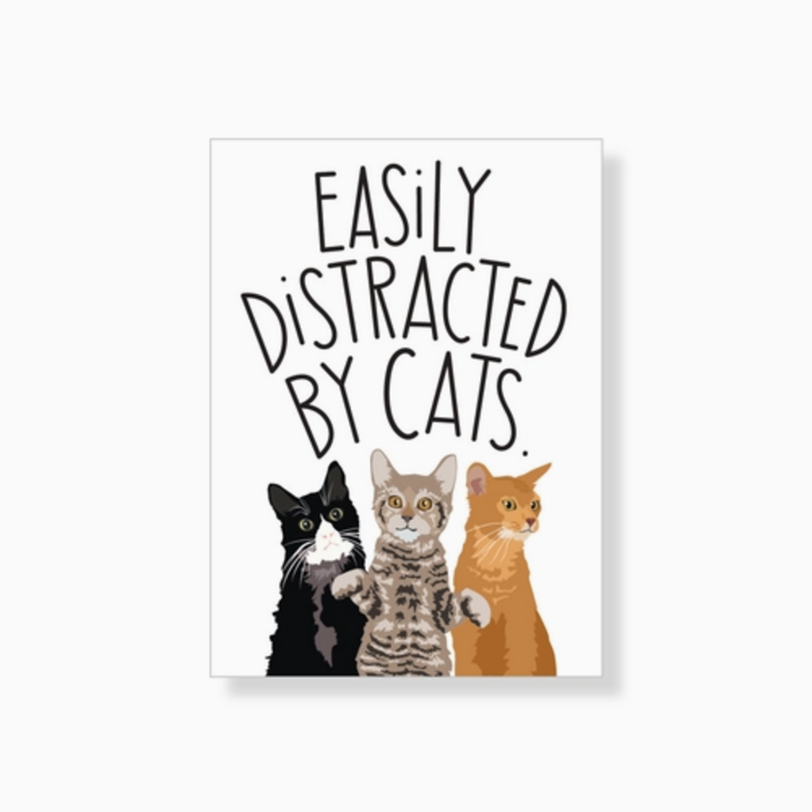 Magnets Easily Distracted By Cats Magnet