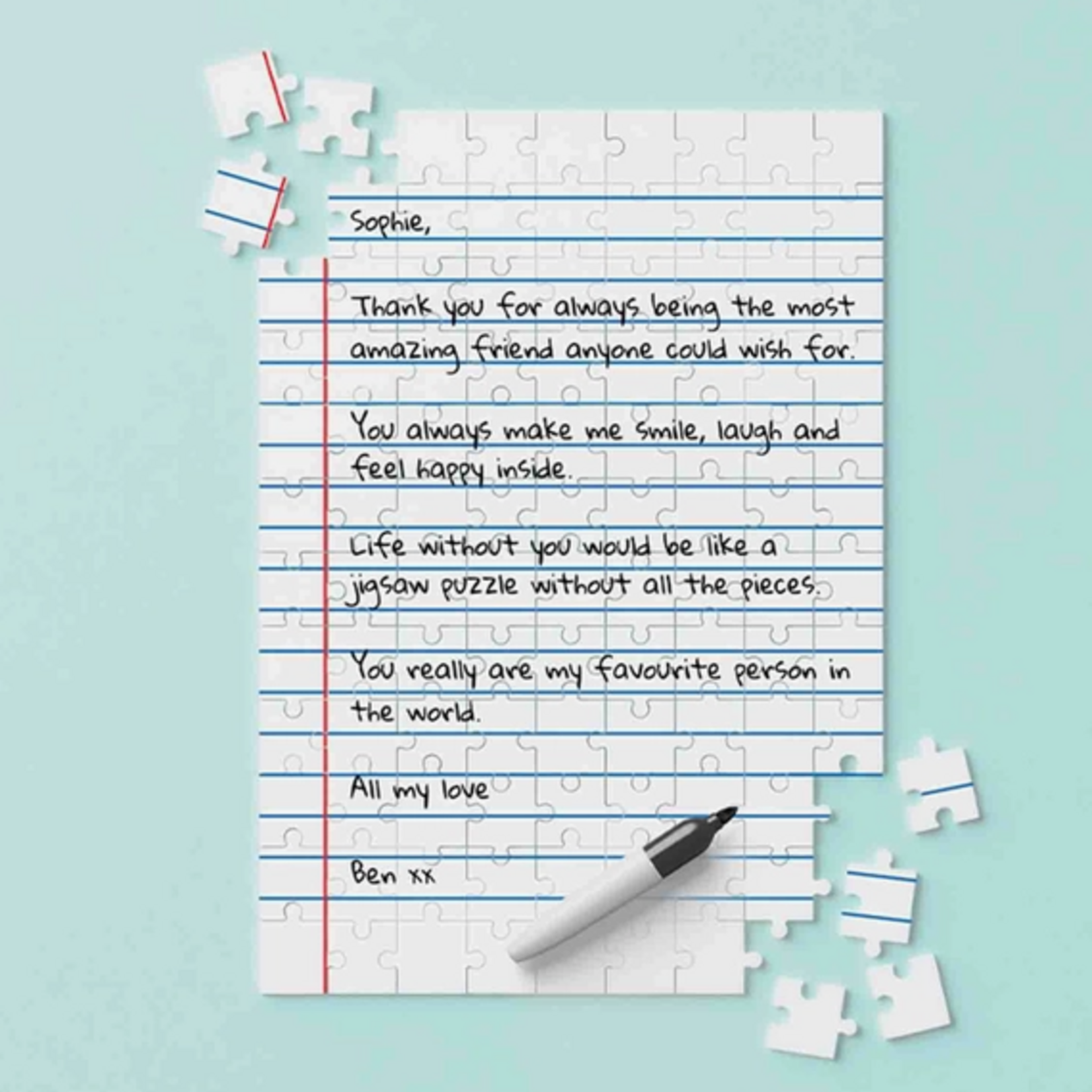 Puzzles Letter Jigsaw Puzzle