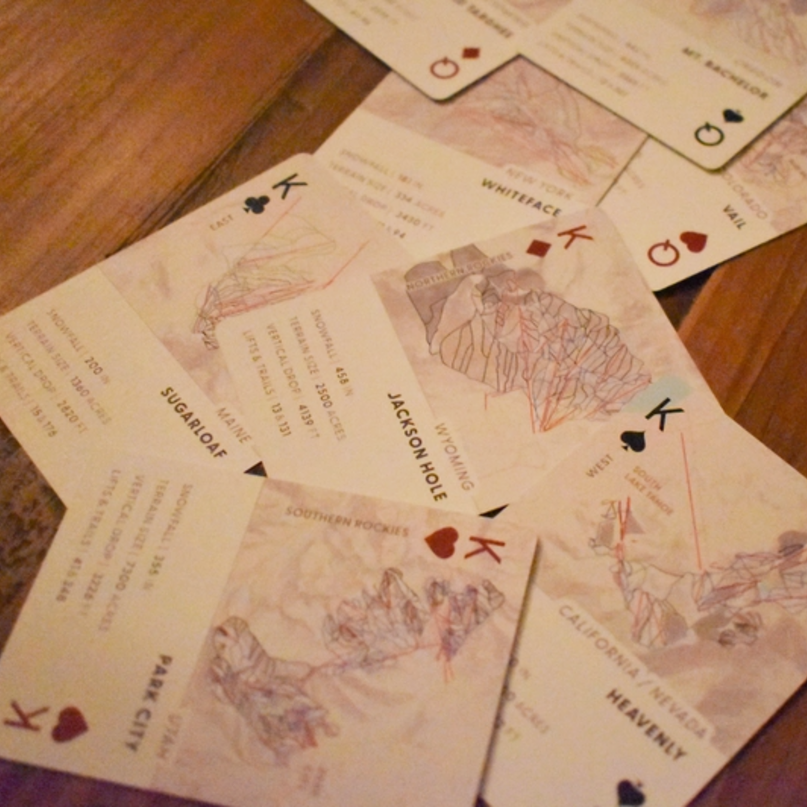 Playing Cards National Parks Bucket List Playing Cards